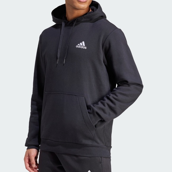 Adidas Men's Black Pullover Hoodie - Picture 2 of 5